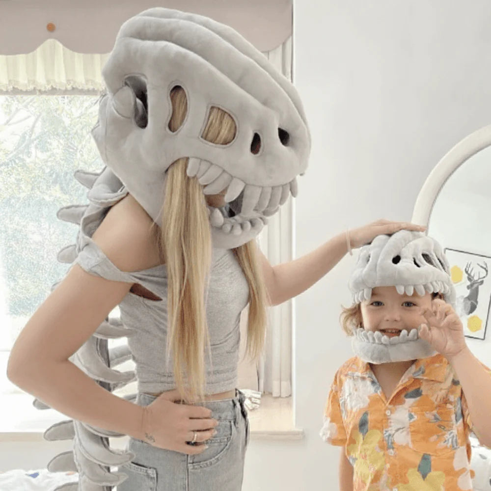 Skeleton Plush Dino Outfit